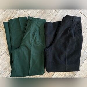 Willow Ridge Sag Harbor Wool Dress Pants Bundle Lot Womens Vintage 10 Medium